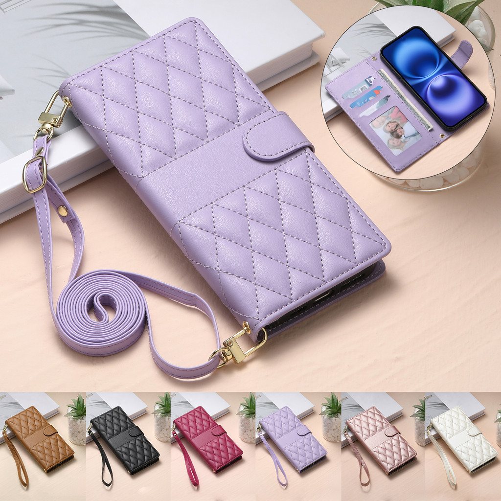 เคส Case for Realme 16 Pro Plus 15 15T 14 14T 13 Pro+ 12x 5G C85 C75 C75x C67 C65 C63 C61 4G Note 60 60x เคสโทรศัพท์หนังฝาพับพร้อมช่องใส่บัตรสําหรับ Faux PU Leather Flip Cover Wallet With Card Slots Hand Strap ซองมือถือ DF13