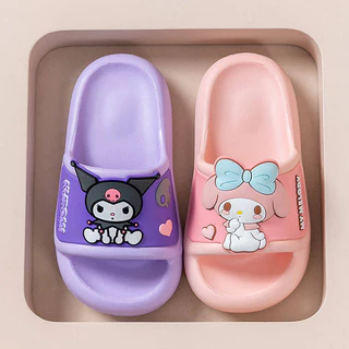 Sanrio Hello Kitty Children's Slippers Girls Summer 2025 New Non-Slip Home Indoor Baby Parent-Child Sandals fwPP