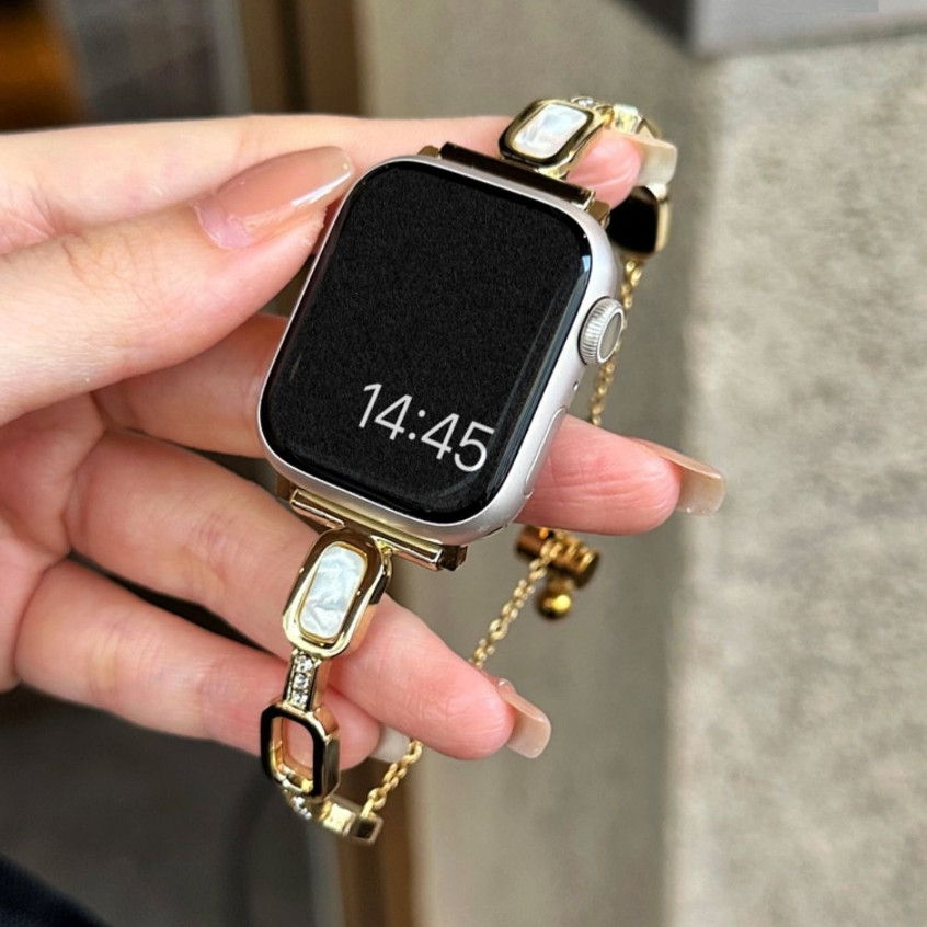 สายนาฬิกาข้อมือเรซิ่น หรูหรา สําหรับ Watch Series11 Series10 9 8 7 6 5 4 3 2 1 SE SE2 Ultra 2 Ultra Strap ขนาด 49/41/45/38/42 มม. 40 มม. 44 มม. สาย i watch Strap