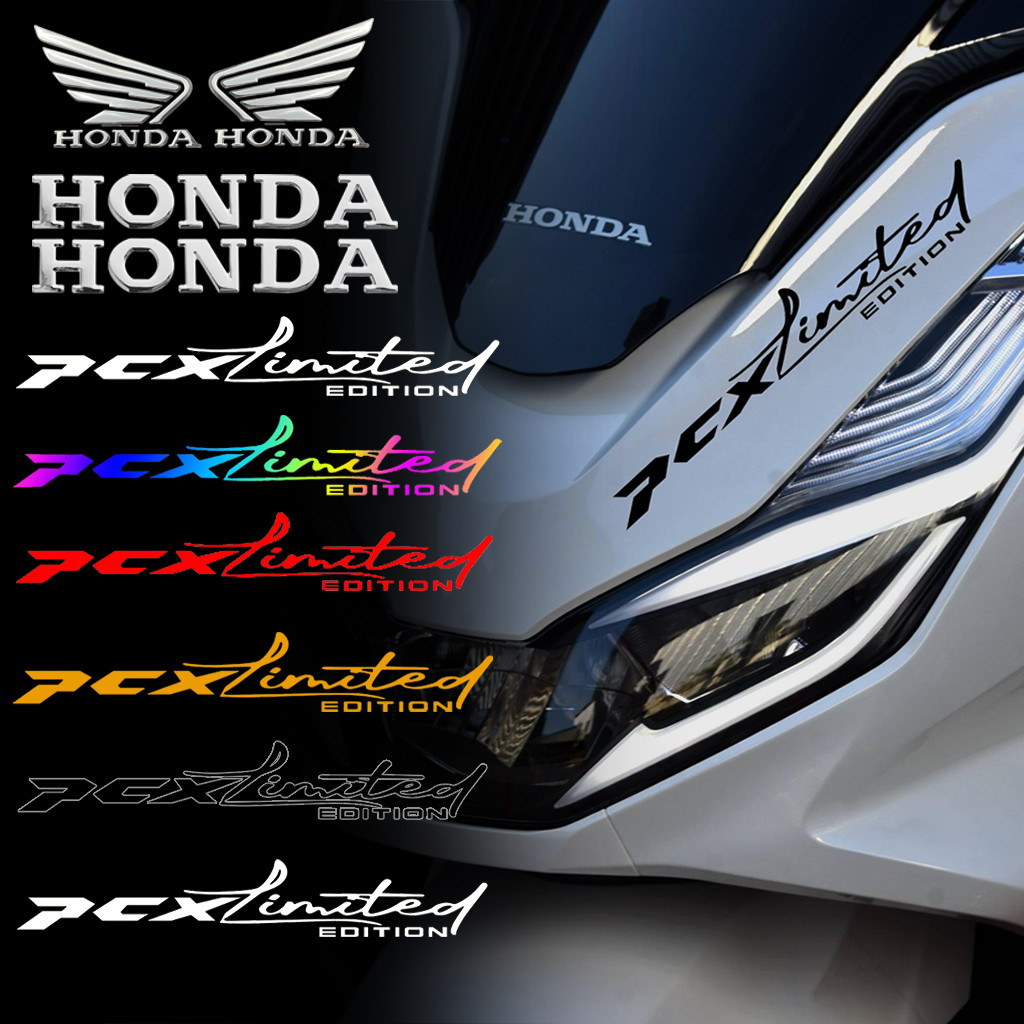 สําหรับ HONDA PCX กันชนหน้าเลเซอร์สติกเกอร์สะท้อนแสงสําหรับรถจักรยานยนตกาวนุ่มปกรอยขีดข่วนอุปกรณ์กัน