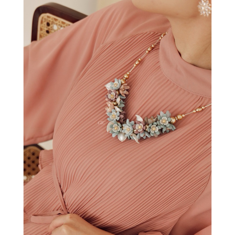 GIC - สร้อยคอลูกปัด | ฮิญาบผู้หญิง / สร้อยคอคาฟ |2