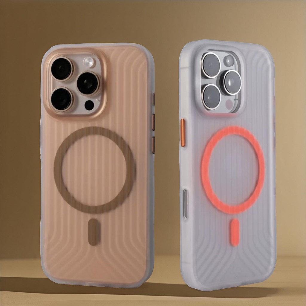 【แถบกันลื่น/แถบลูกฟูก/เคสแข็งพีซีด้าน/ทะเลทราย】เคส เข้ากันได้กับ iPhone 13 14 15 16 Pro Max case