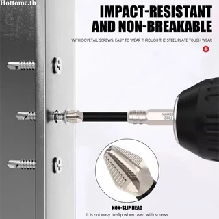 🔶Hot🔶 ไขควงแม่เหล็กบิต K5 ด้ายทนต่อแรงกระแทก ครอสบิต 50-150 มม. Anti-slip Shock-proof Magnetic PH2 Phillips Cross Bit