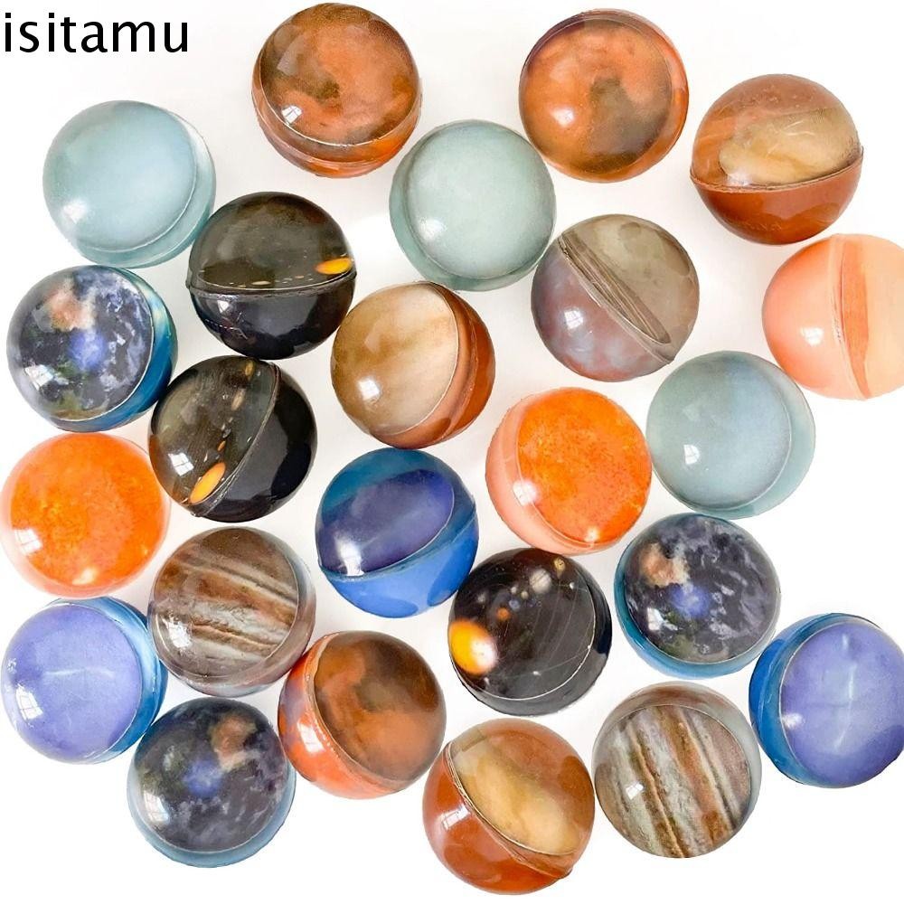 Isitaft 10pcs Solar System Planet Balls, Starry Sky Galaxy Space Planets Ball, Montessori ของเล่น Soft Space Ball แปดดาวเคราะห์ Galaxy โฟม ของเล่น