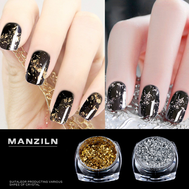 Nail Art Magic Mirror Powder Optical Platinum Platinum Silver Mirror Magic Mirror Powder Petals Flash Creative