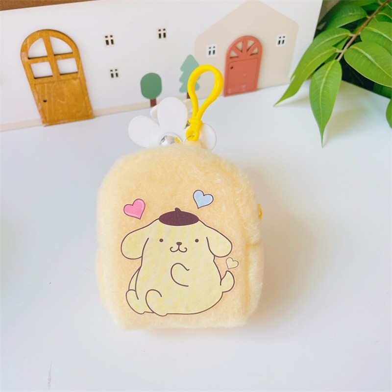 บวก ตุ๊กตาสามารถแขวนกระเป๋าใส่เหรียญสาวหัวใจ คุโรมิ กระเป๋าสตางค์หลวมการ์ตูนสร้างสรรค์เหรียญลิปสติกกระเป๋าเก็บ