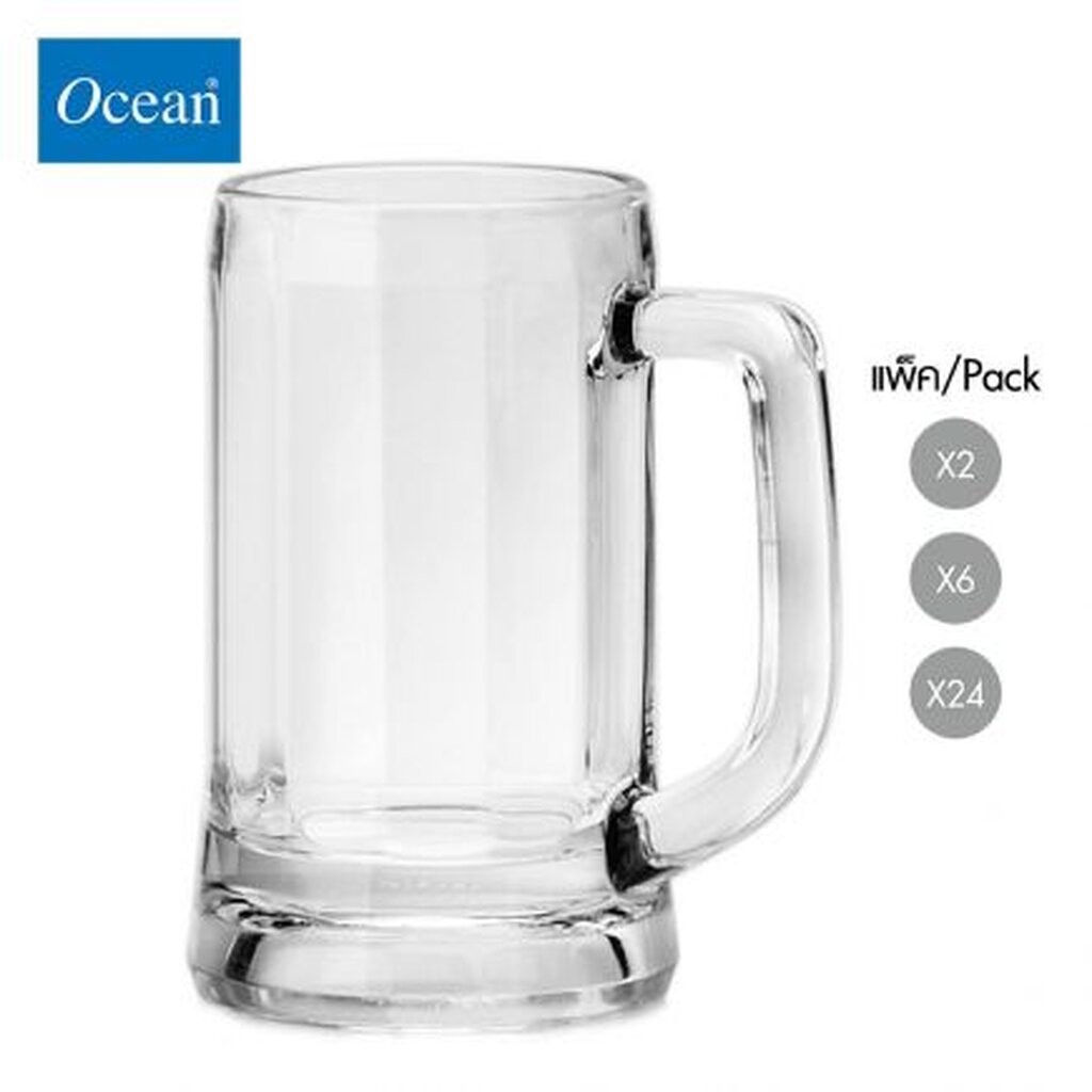 Ocean แก้วเบียร์ MUNICH BEER MUG 355 ml (6/pack)
