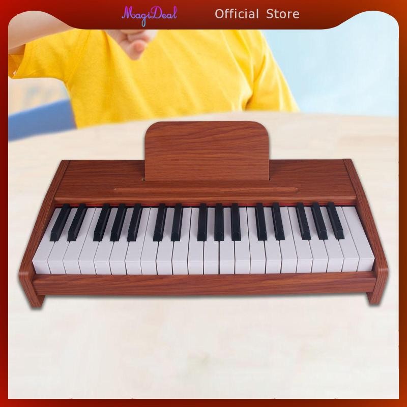 Magideal คีย์บอร์ดเปียโนสําหรับเด็ก ไม้ มัลติฟังก์ชั่น ของเล่นดิจิตอล เปียโน เปียโน - รูปที่ 4