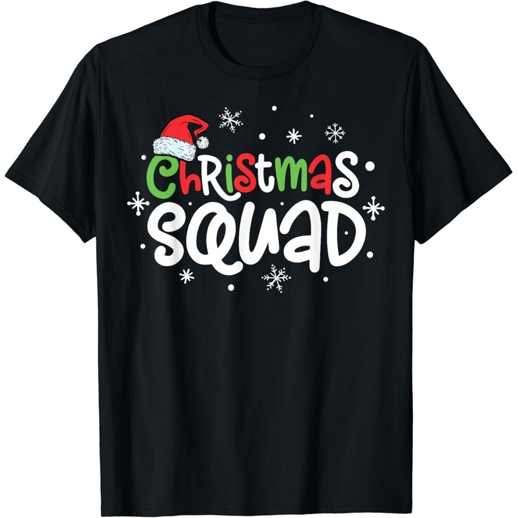 Christmas Squad Santa Family Matching Pyjamas Men Gift เสื้อยืด Unisex