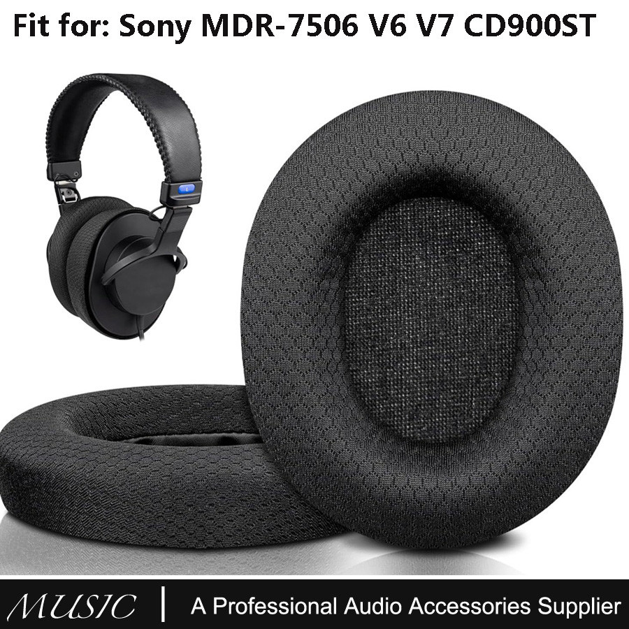 แผ่นรองหูฟังสําหรับ Sony MDR-7506 MDR-V6 MDR-V7/CD900ST Monitor หูฟัง