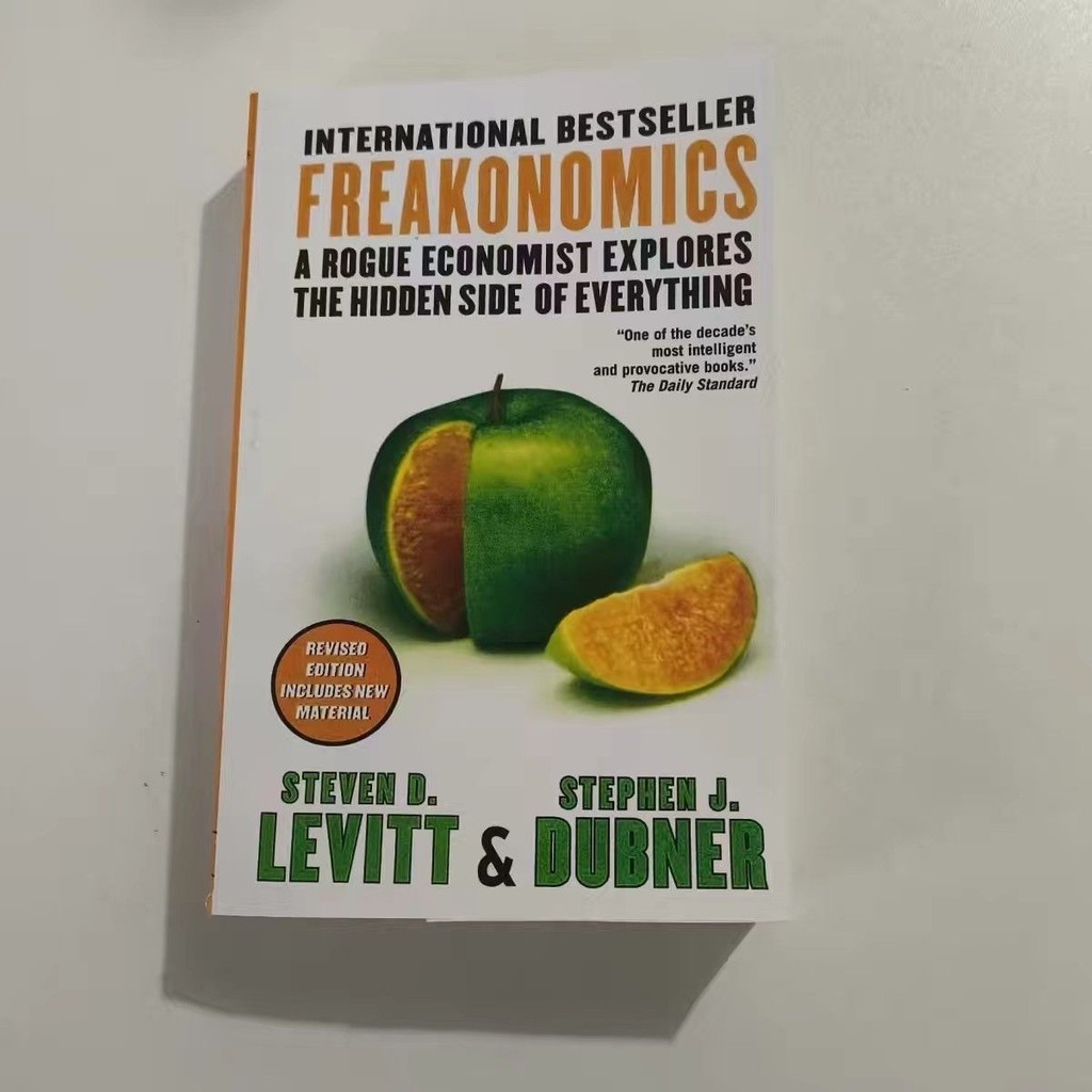 หนังสือต้นฉบับภาษาอังกฤษ Freakonomics โดย Stephen Greenstein
