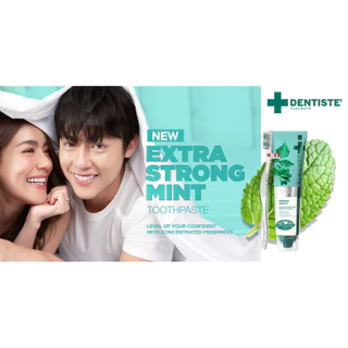 Dentiste’ Extra Strong Mint Toothpaste 100 g. ยาสีฟันกลิ่นมิ้นท์ ลดกลิ่นปาก เย็นสดชื่นทันทีที่ใช้ ป้องกันฟันผุ ขจัดคราบ