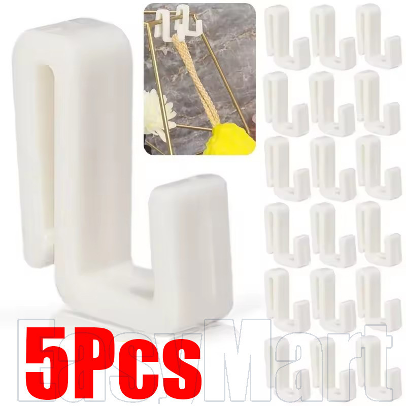 5 ชิ้น Mini S-Shaped Storage Hooks - Coats กระเป๋าหมวก Key Storage Holder - ตู้เสื้อผ้าแขวน Link Hoo