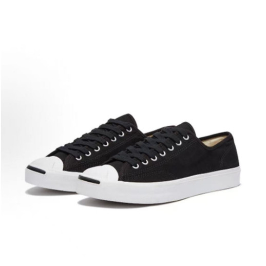 ( พร้อมส่งในไทย)Converse Jack Purcell รอยยิ้ม กันลื่นและมีน้ำหนักเบา ทรงเตี้ย รองเท้าผ้าใบ ยูนิเซ็กส์ สีดำ