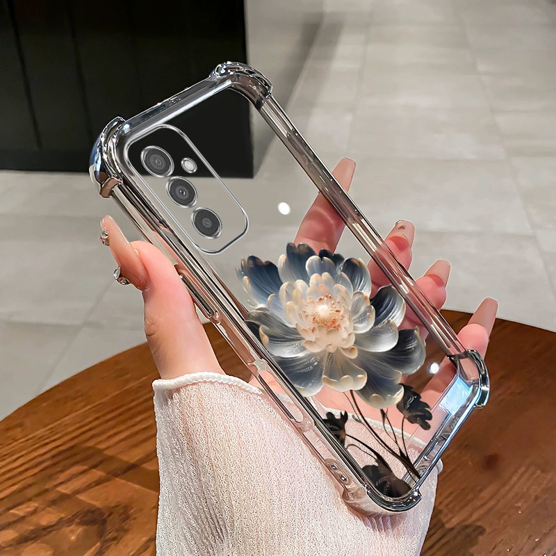 SAMSUNG สําหรับsamsung A15 A16 A36 A55 A56 5Gเคสโทรศัพท์TPUดอกบัวสร้อยข้อมือล่าสุด2025 กันกระแทกการออกแบบใหม่ความงามกรณีSZ04 - รูปที่ 4