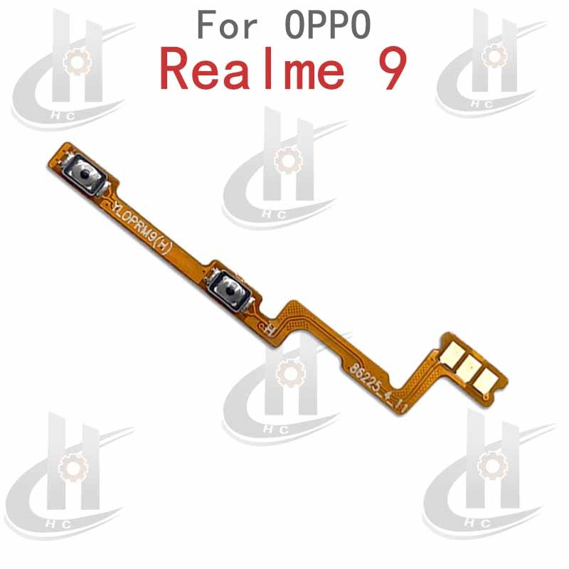 สําหรับ OPPO Realme 9 4g RMX3521 ปุ่มด้านข้างปริมาณพลังงาน Flex Cable Keys ปุ่มปิดระดับเสียงขึ้นและลงปุ่มด้านข้างเปลี่ยนส่วน - รูปที่ 2