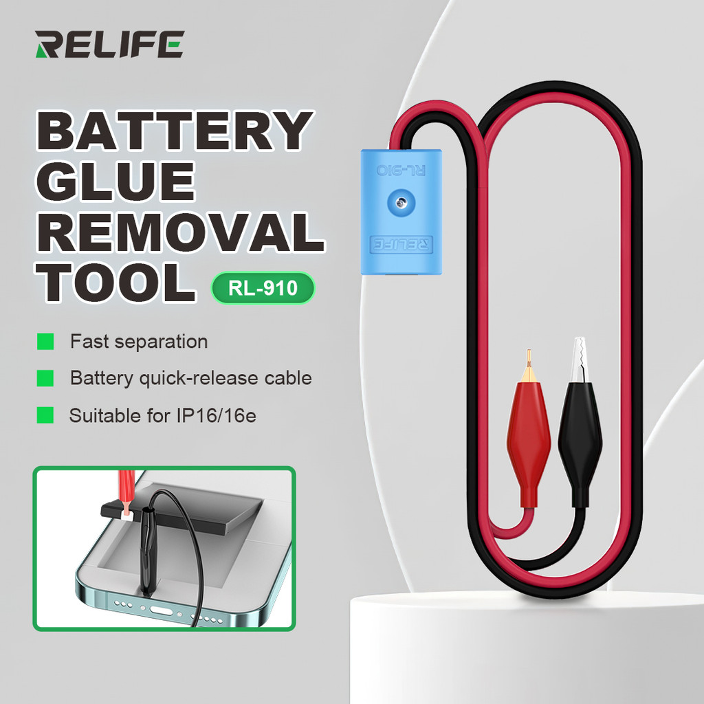 Relife RL-910 แบตเตอรี่ Quick-release สําหรับ IP แบตเตอรี่ Gule ในตัวสมาร์ทชิปกําจัด Fast แยกเครื่องมือกําจัดซ่อม