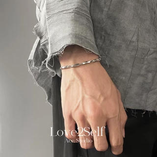 Lvoe2Self S046 -6 สแตนเลส Mobius สร้อยข้อมือผู้ชาย Non Tarnish สร้อยข้อมือสําหรับผู้ชายและผู้หญิง