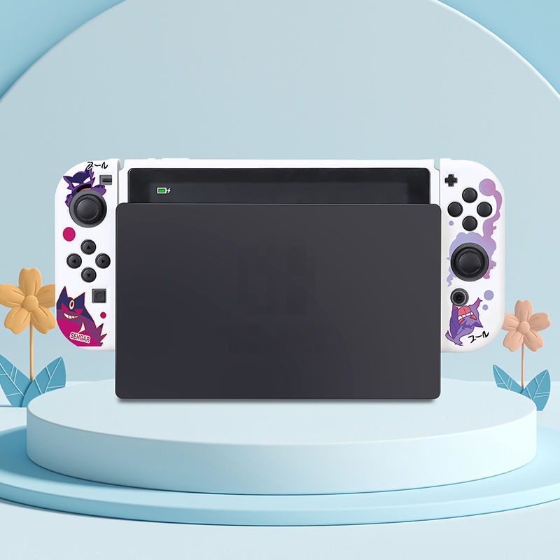 เคสซิลิโคน TPU แบบนิ่ม ลายการ์ตูนมอนสเตอร์ สําหรับจอยเกม OLED