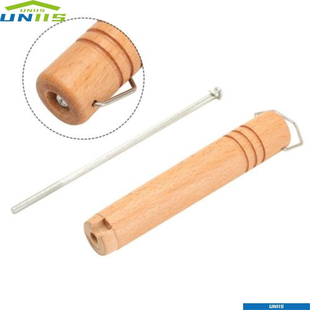 Uniis อะไหล่ด้ามจับไม้ 150*26 มม. สําหรับกระทะทอด