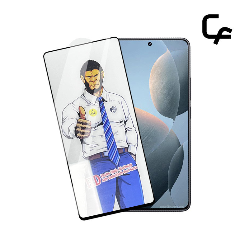 คิงคอง กอริลลาฟิล์มกระจกเต็มจอขอบดำ ส่วนโค้งขนาดใหญ่สำหรับ Redmi K90 K80 K70E K70 K60E K60 Ultra K50