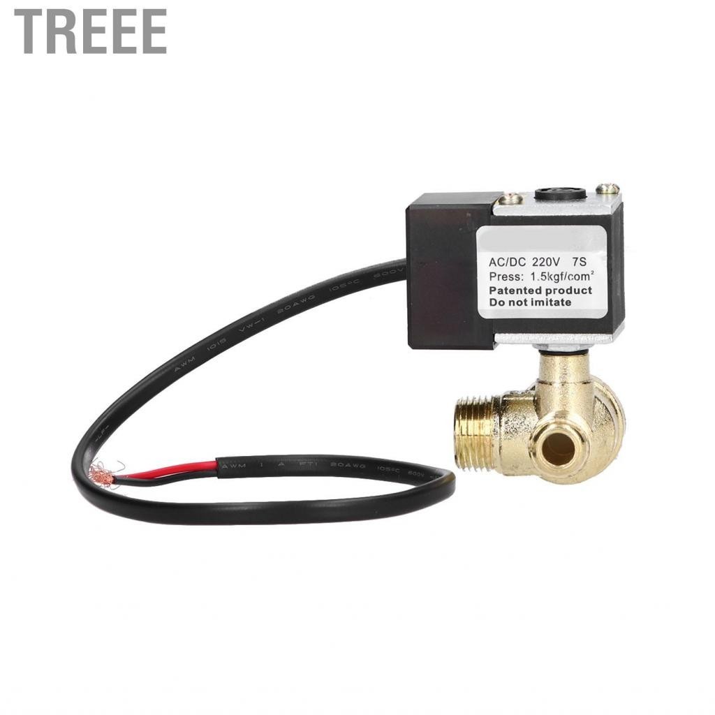Treee ไฟฟ้าล่าช้าโซลินอยด์เช็ควาล์วเงียบสำหรับปั๊มอัดอากาศ OTS