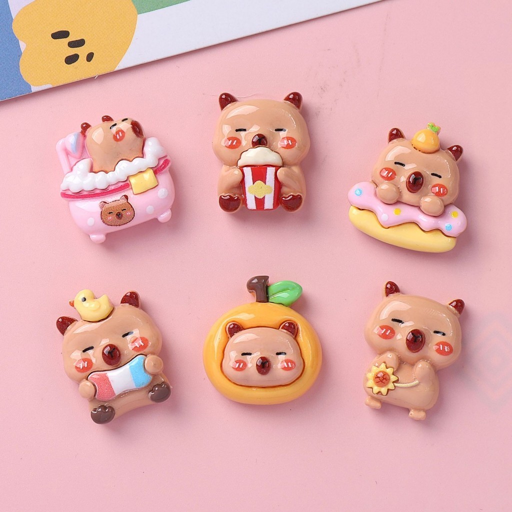 [3 @] กิ๊บติดผมเรซิ่น รูปการ์ตูนโลมา แฮนด์เมด diy อุปกรณ์เสริม สําหรับรองเท้า