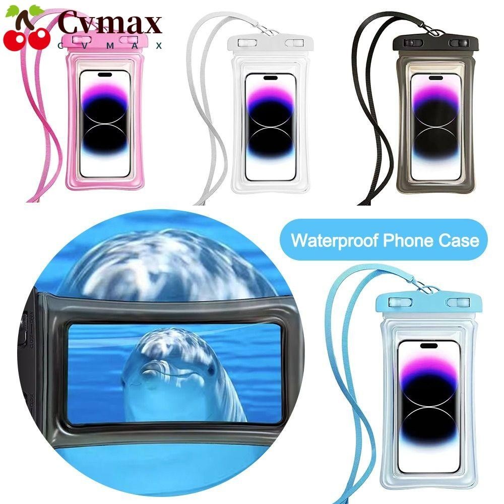Cvmax กระเป๋าใส่โทรศัพท์มือถือ หน้าจอสัมผัส ขนาด 7.0 นิ้ว กันน้ํา พร้อมสายคล้อง แบบพกพา สําหรับว่ายน้ํา ดําน้ํา
