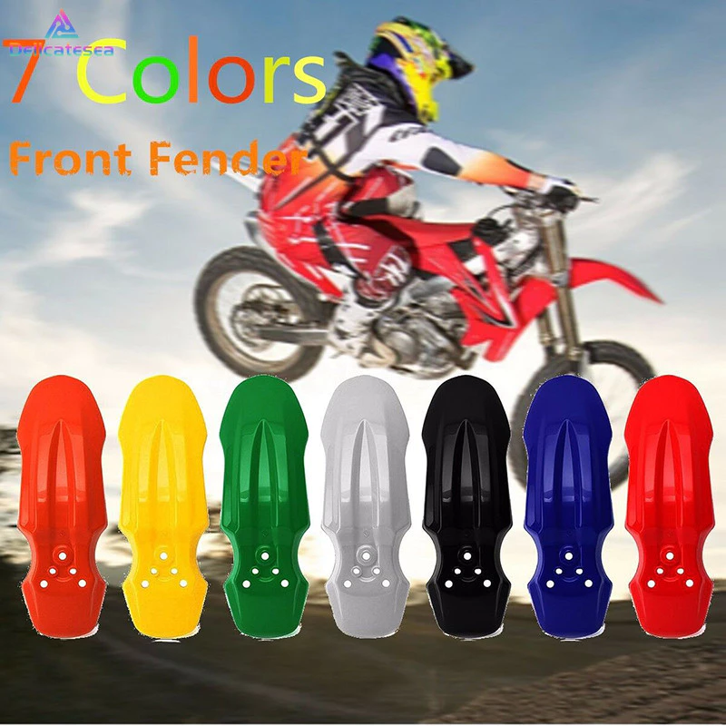 [Delicatesea] ตัวป้องกันล้อหน้าพลาสติกสําหรับ CRF50 XR50 Dirt Pit Bike 7 สี