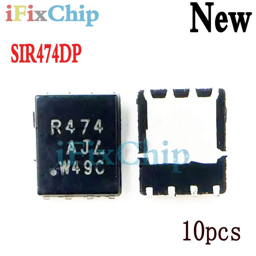 10 ชิ้น ยี่ห้อใหม่ SIR474DP SIR474 R474 QFN-8 ชิปเซ็ต