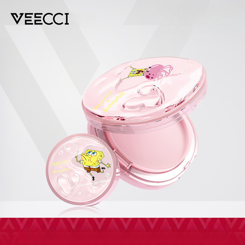 VEECCI X Sponge Baby Moisturizing Mesh Cushion Foundation Long-Lasting Moisturizing Foundation Clothing Cover Concealer Smear-Proof Makeup Natural X1TM