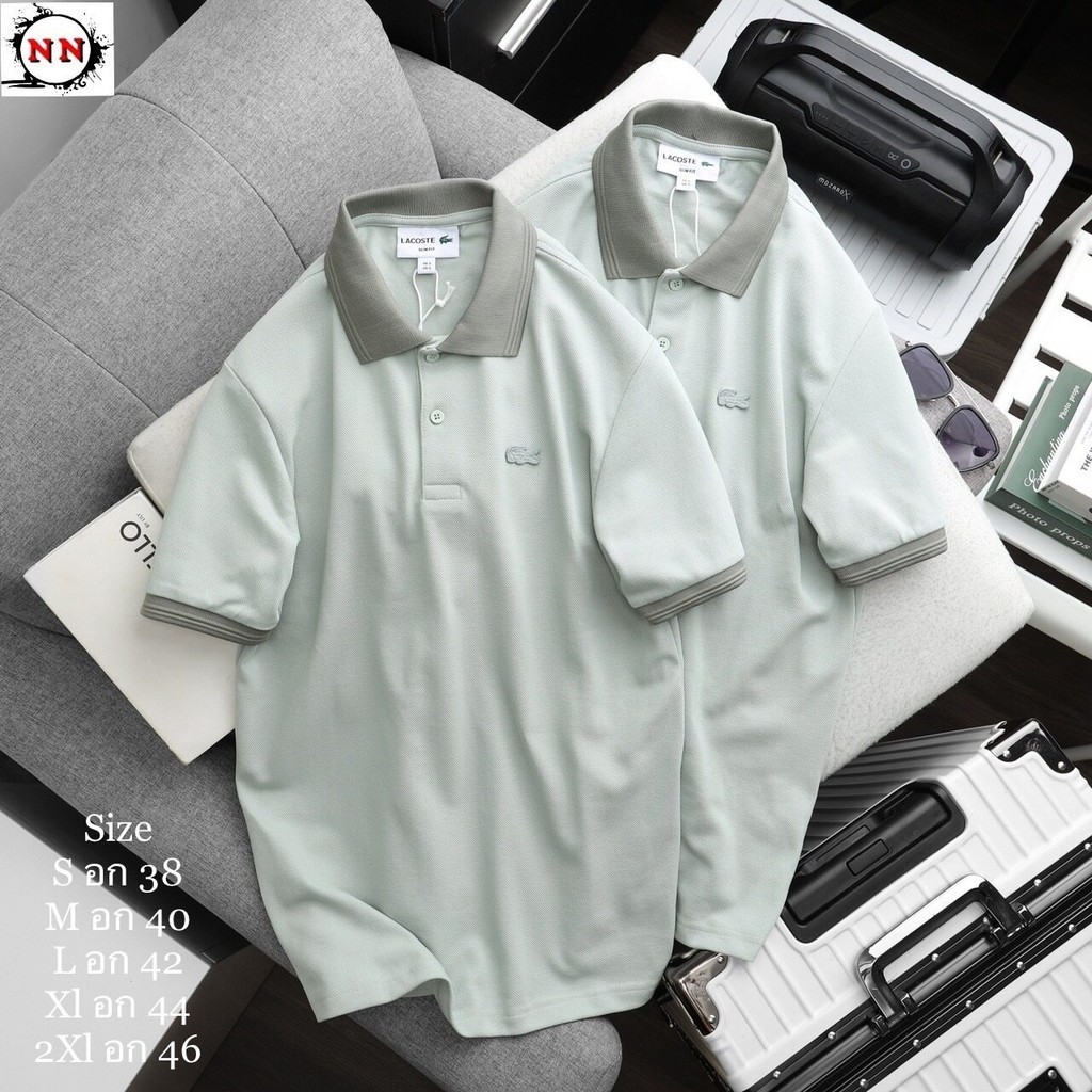 【เข้าแล้วพร้อมส่ง】เสื้อคอปกโปโลชาย เสื้อโปโลชาย แฟชั่น  HI5 🔖