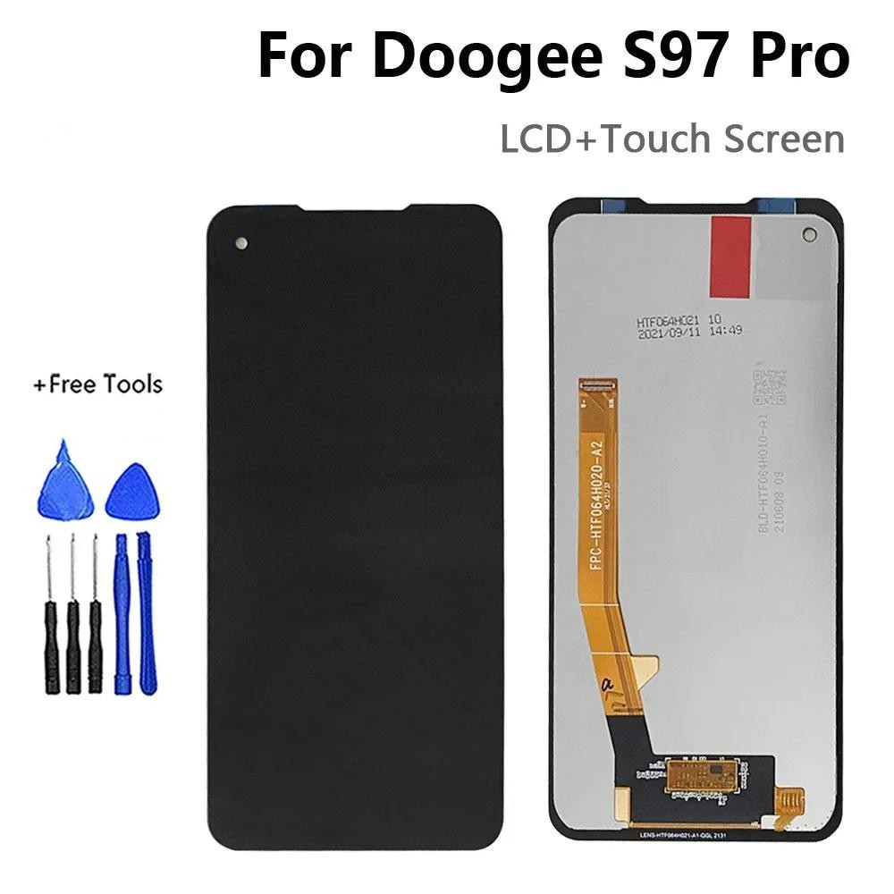 อะไหล่หน้าจอสัมผัสดิจิทัล LCD แบบเปลี่ยน สําหรับ Doogee S97 Pro Doogee S97Pro