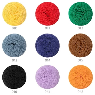 ไหมพรมฝ้าย 5 ply เส้นนุ่มแน่น ไม่เป็นขน พร้อมส่งจากไทย