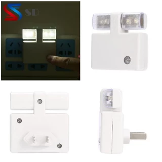 Nightlight ประหยัดพลังงาน LED Night Wall Light ควบคุมโคมไฟอัตโนมัติ 110-240V