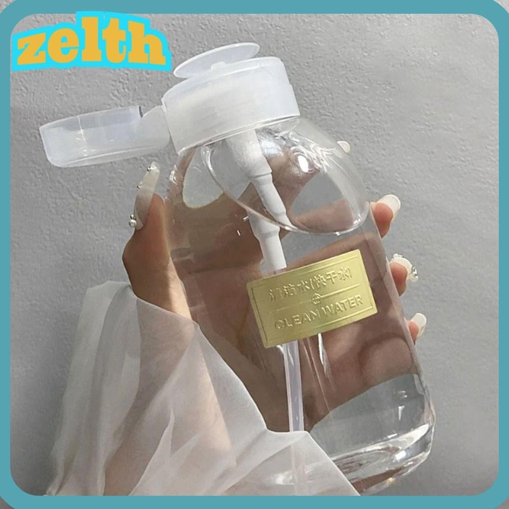 【⚡เวลาจำกัดราคาต่ำ】Zelth ขวดรีฟิล,แบบพกพาทําความสะอาดน ้ ําเล ็ บกดขวด 150/200/300/500ml ยาทาเล ็ บถอด Travel แต ่ งหน ้ าสเปรย ์ ขวด