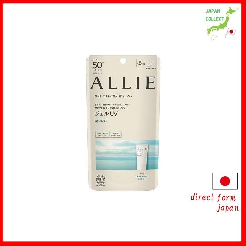 Allie Chrono Beauty Gel Uv Ex  Spf50 + Pa + + + [ครีมกันแดด ] [ สําหรับใบหน ้ าและร ่ างกาย ] 40G (X 1🌹
