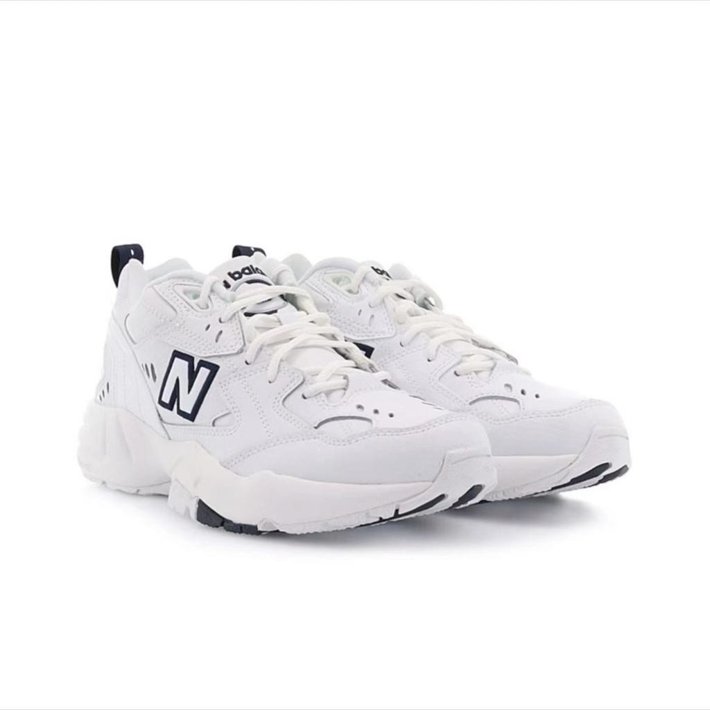 New Balance รองเท้าผ้าใบ รองเท้าแฟชั่น New Balance NB 608 V1 ของแท้100% 【สีขาว】