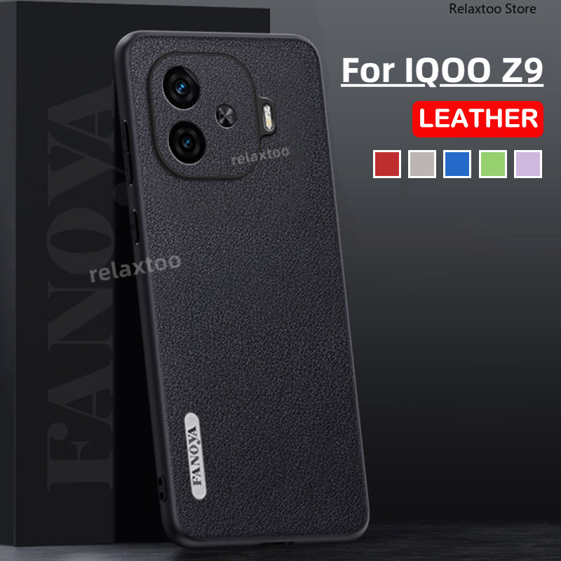 Matte หนังสําหรับ Vivo iqoo Z9 X Z9X Z9 Turbo Z9Turbo iqooZ9X iqooZ9Turbo V2361A V2353A V2352A 5G ธุ