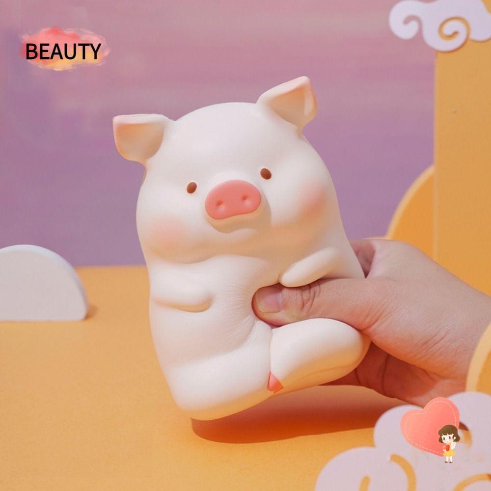 Beauty Lulu Pig Decompression Toy, Gift PU Vent Doll, Kawaii ช้า Rebound อะนิเมะอุปกรณ์เสริมห้องนอน