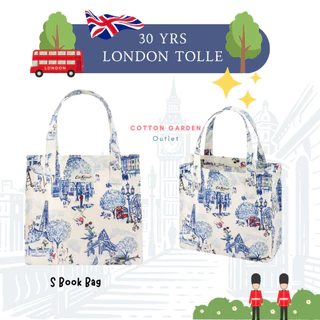 Limited Edition !🇬🇧 S Bookbag Oilcloth Mini Open Top Handle Bag