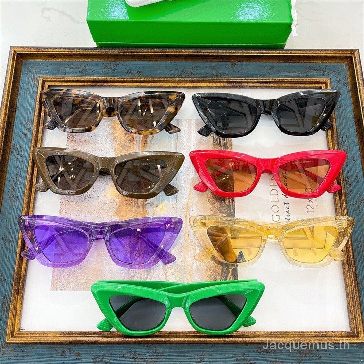 BOTTEGA VENETA New Personality Cats' Eye Sunglasses Female Fashion Net Red Same Style Fashionable Sunglasses
