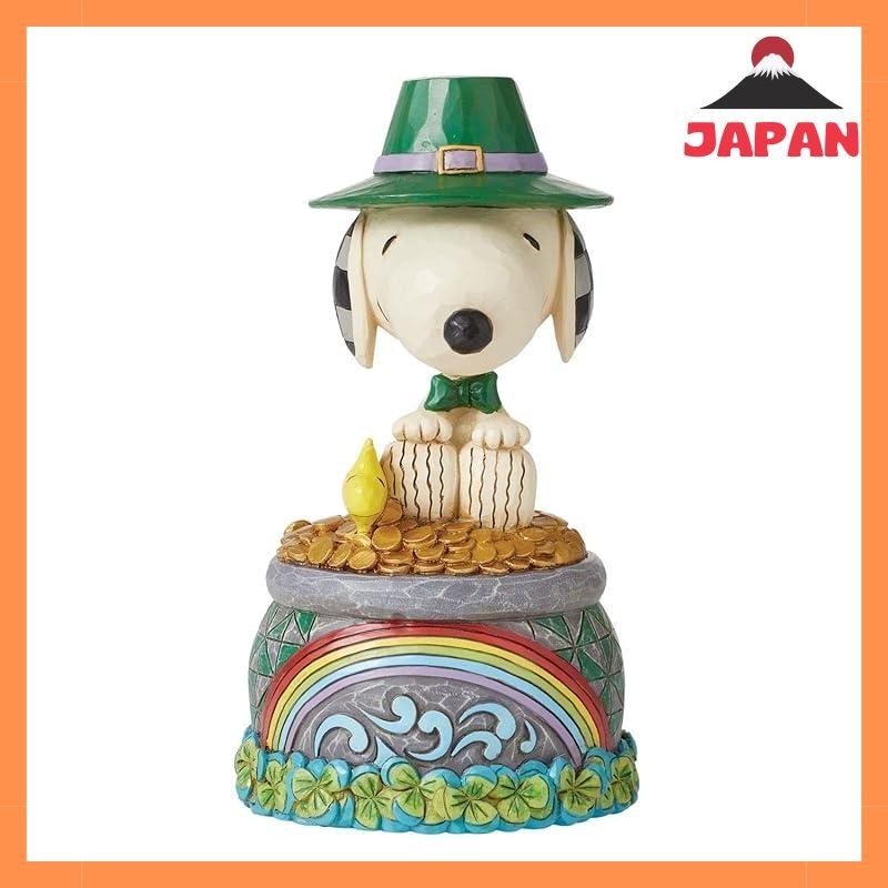 [Direct from Japan][Brand New]Enesco PEANUTS by Jim Shore Snoopy Gold Pot Ornament 5.9