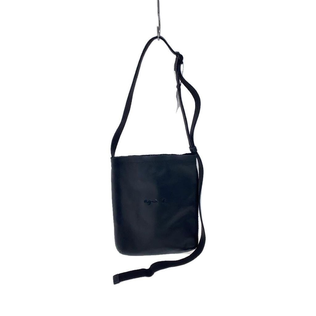 Agnes b. H AG Shoulder Bag Purse leather Direct from Japan Secondhand