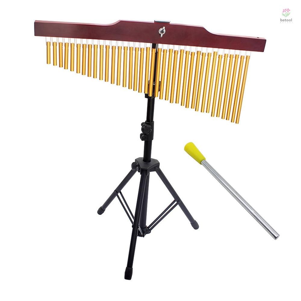 36 Bells Barchime Chime Bar Wind Chime Gold Single-Row Solid Aluminium Alloy Bar Chimes Windchime ไม