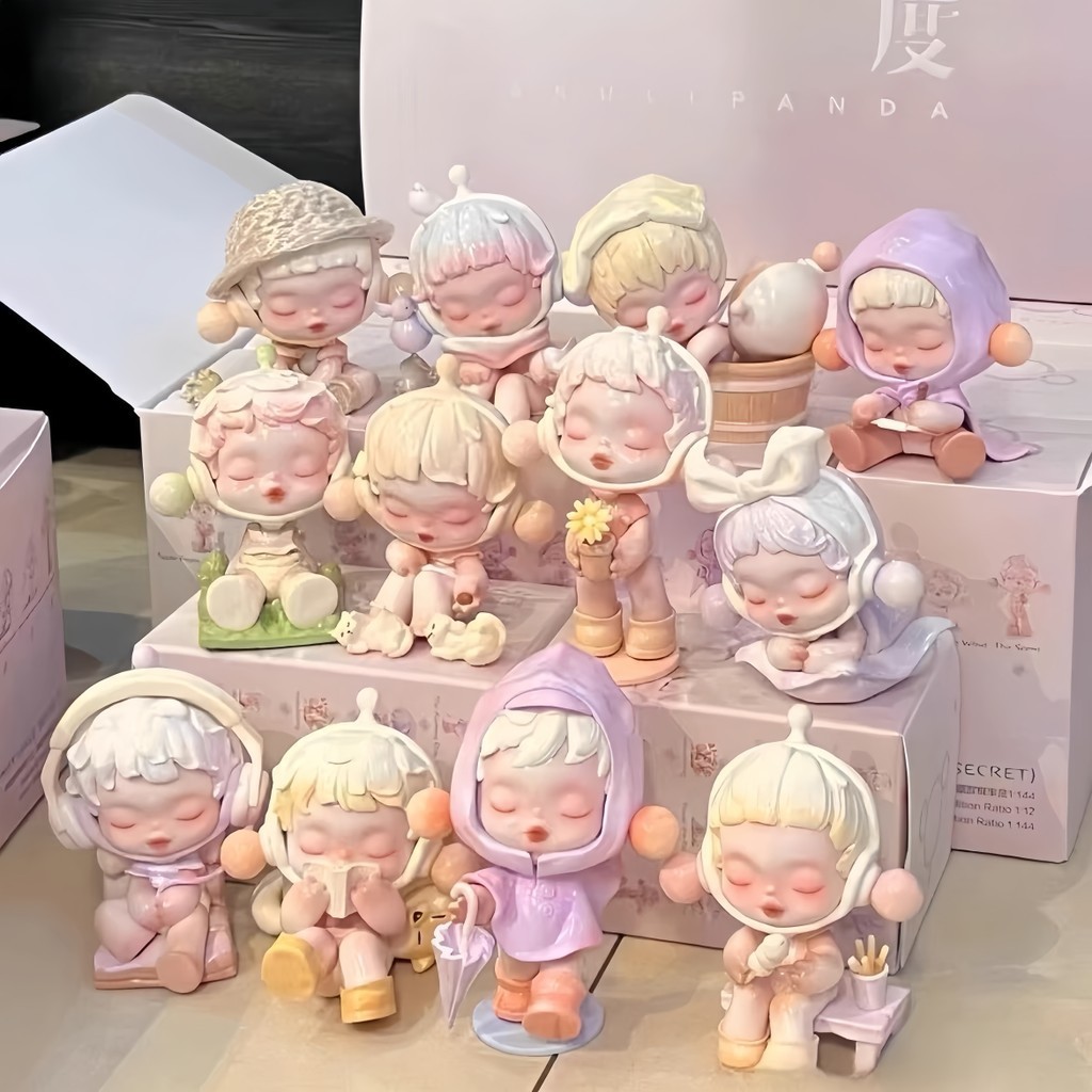 Skullpanda Temperature Series Figure Mystery Box ของขวัญเล ่ นอินเทรนด ์ น ่ ารัก