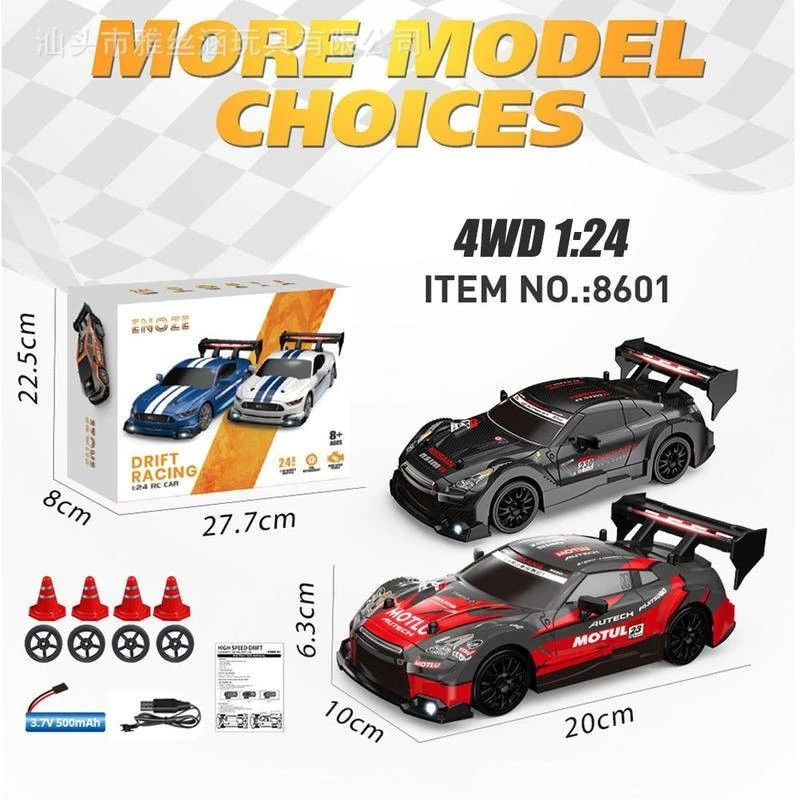 4wd RC 1/24 Drift Racing รถของเล่น GTR AE86 รถรุ่น Ford Mustang กีฬาสไตล์รถรีโมทคอนโทรลรถของเล่น thumbnail 10