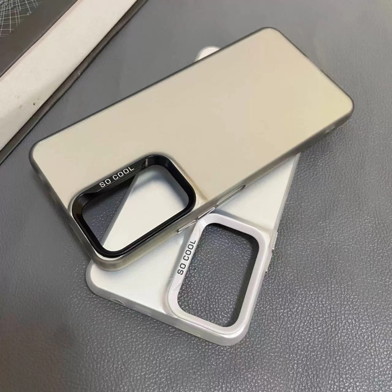 สําหรับvivo Y100 Y200E V30 Pro V29 V27 V25 V23 Pro V29E V21 V21S V20E V25E V23E V20 Y81 เคสโทรศัพท์นุ่มธุรกิจกล้องกันชนคู่ฝาครอบเงิน