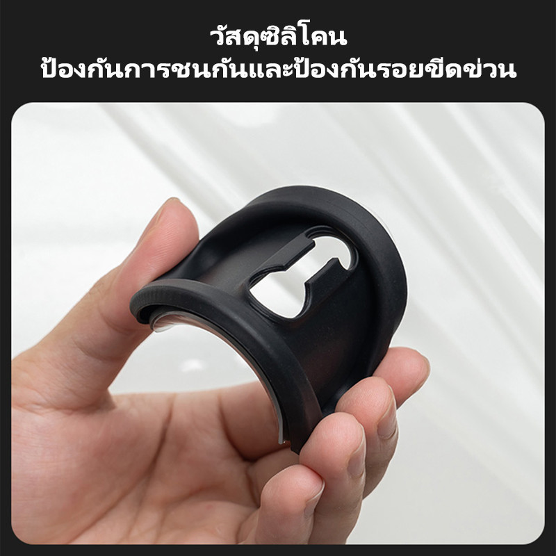 Seametal 4 ชิ้นประตูรถ Mute Damping เบาะซิลิโคนอัตโนมัติประตูล็อคหัวเข็มขัด Anti-Collision ฝาครอบป้องกัน Shock Absorbing Pad - รูปที่ 5