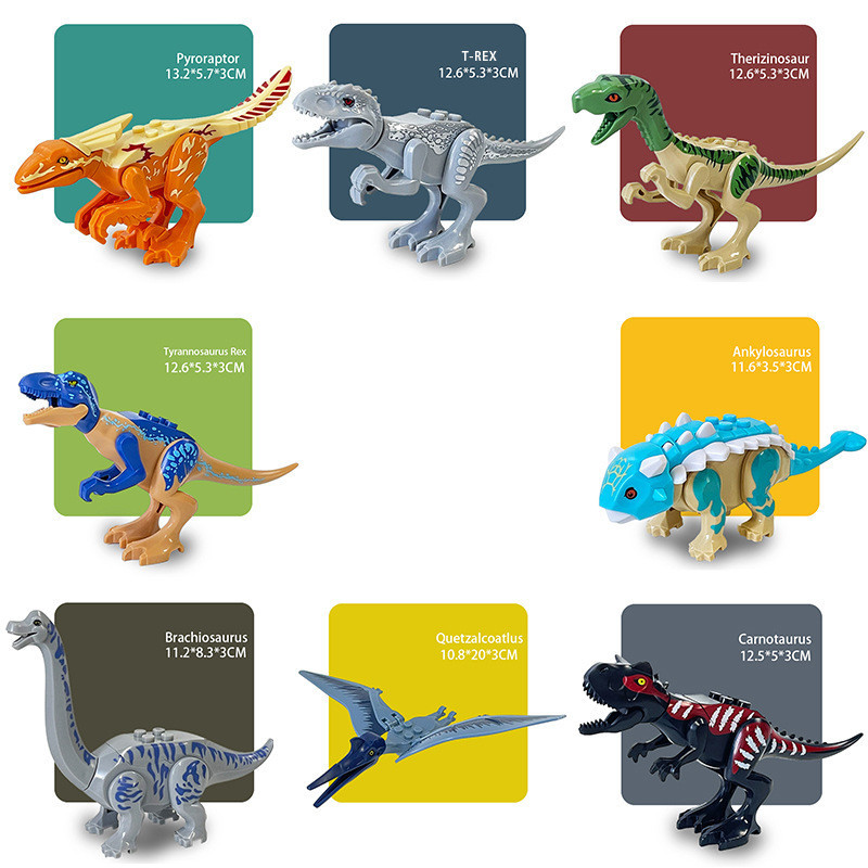 โมเดลไดโนเสาร์ Interactive กัดมือ Jurassic Tyrannosaurus Rex ความคิดสร้างสรรค์ บล็อกตัวต่ออนุภาคขนาดเล็ก รุ่นสร้างสรรค์ DIY
